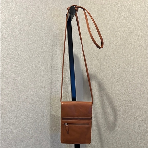 Handbags - Brown Leather Crossbody Bag